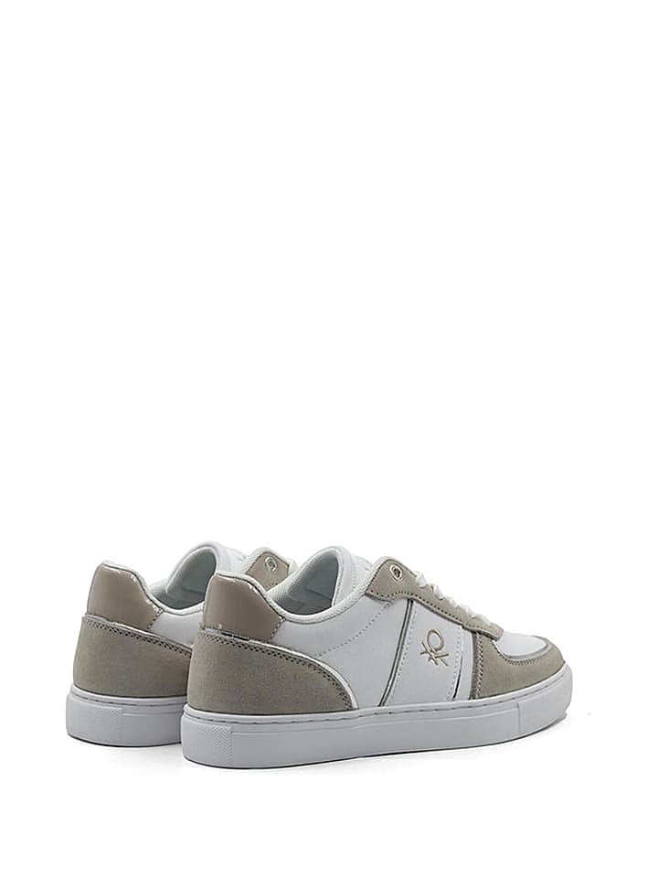 Benetton Sneakers in Beige/ Weiß günstig kaufen 39