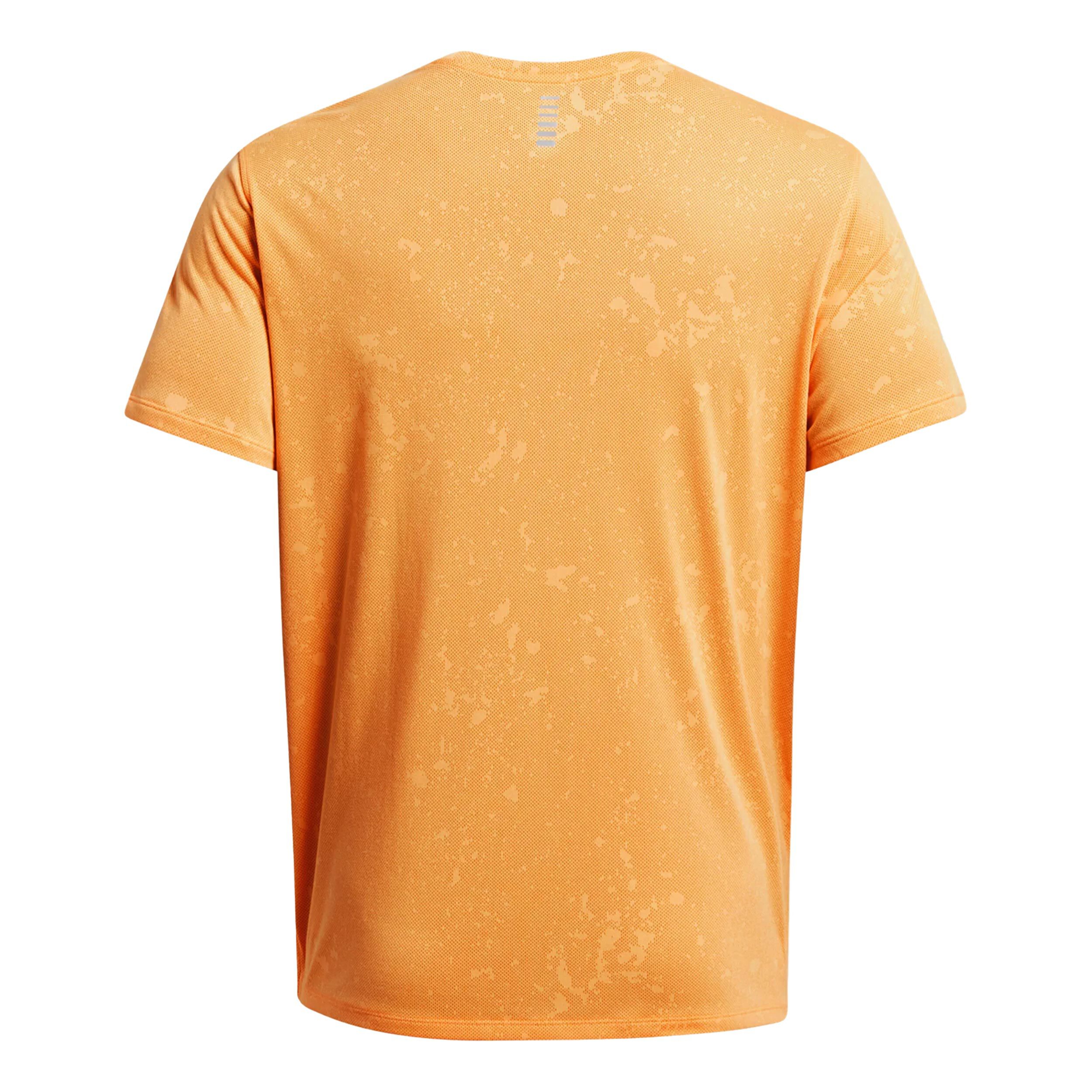 Streaker Splatter SS Laufshirt Herren - Orange