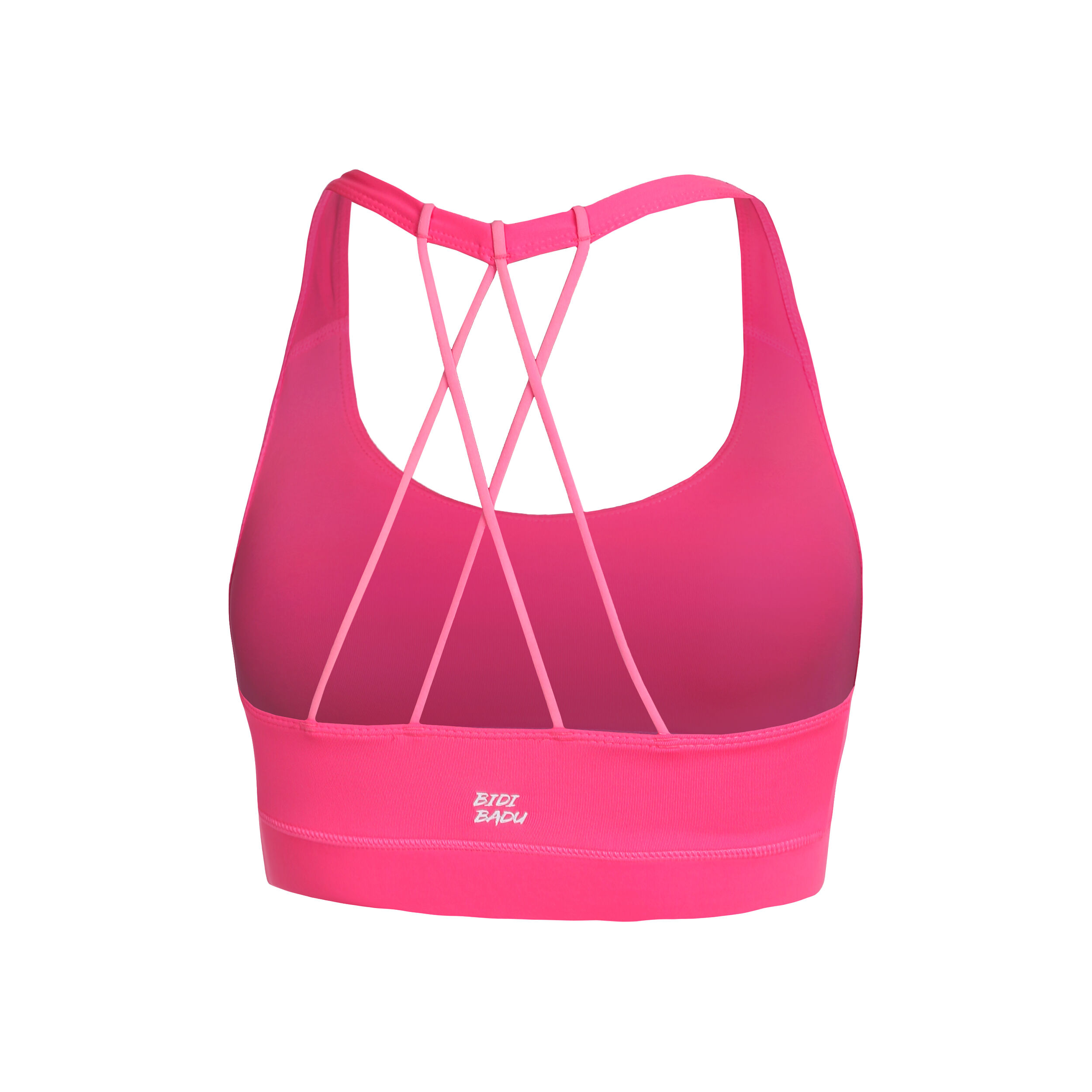 Letty Tech Strappy Sport-BH Damen - Pink, Weiß