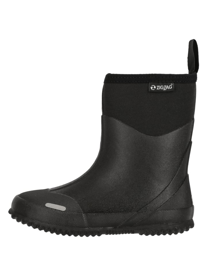 Zigzag Gummistiefel Neopren Rubber Boot in 1001 Black günstig kaufen