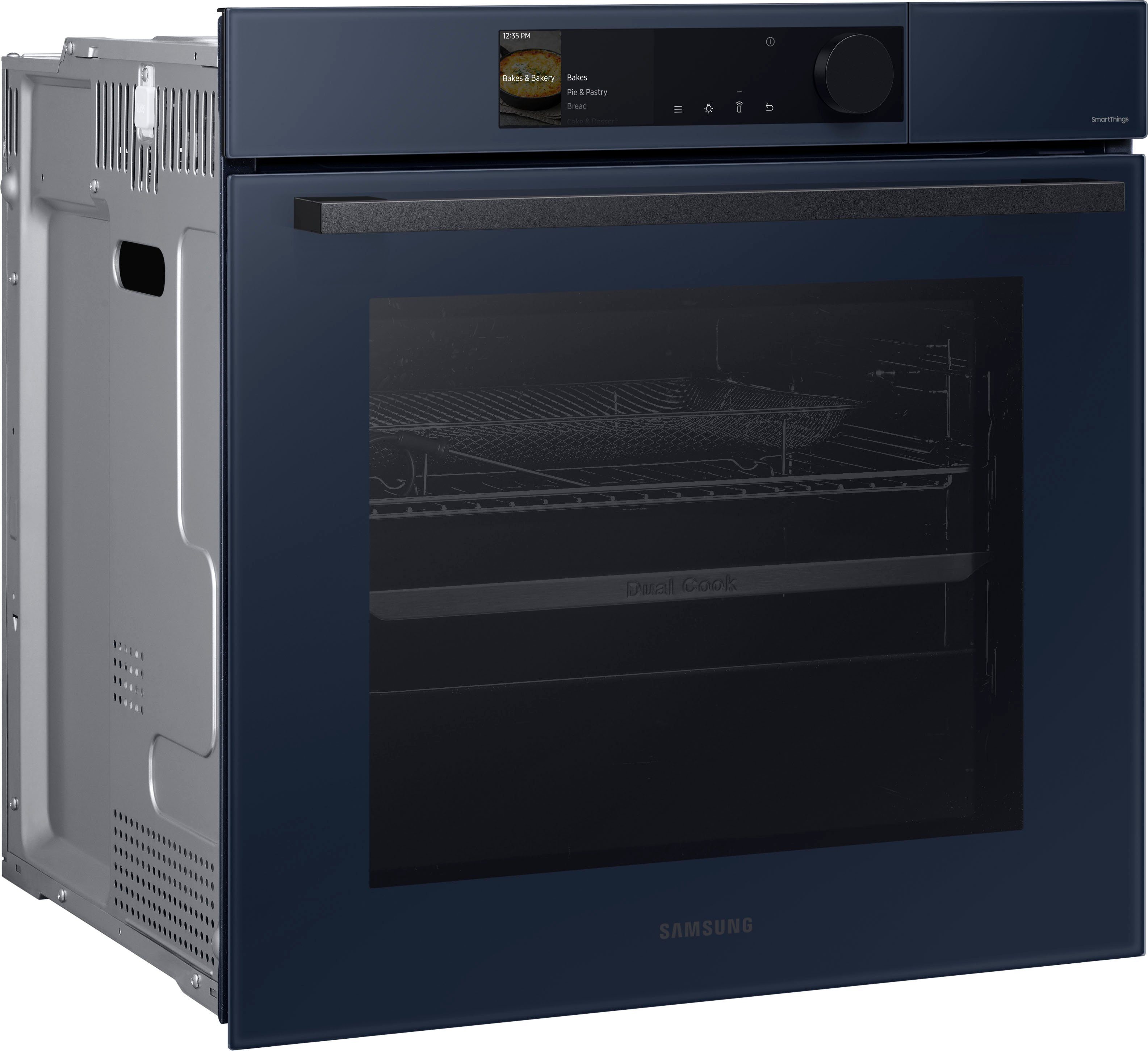 Samsung Einbaubackofen NV7600B NV7B6675CDN, mit 1-fach-Teleskopauszug, Pyrolyse-Selbstreinigung, 