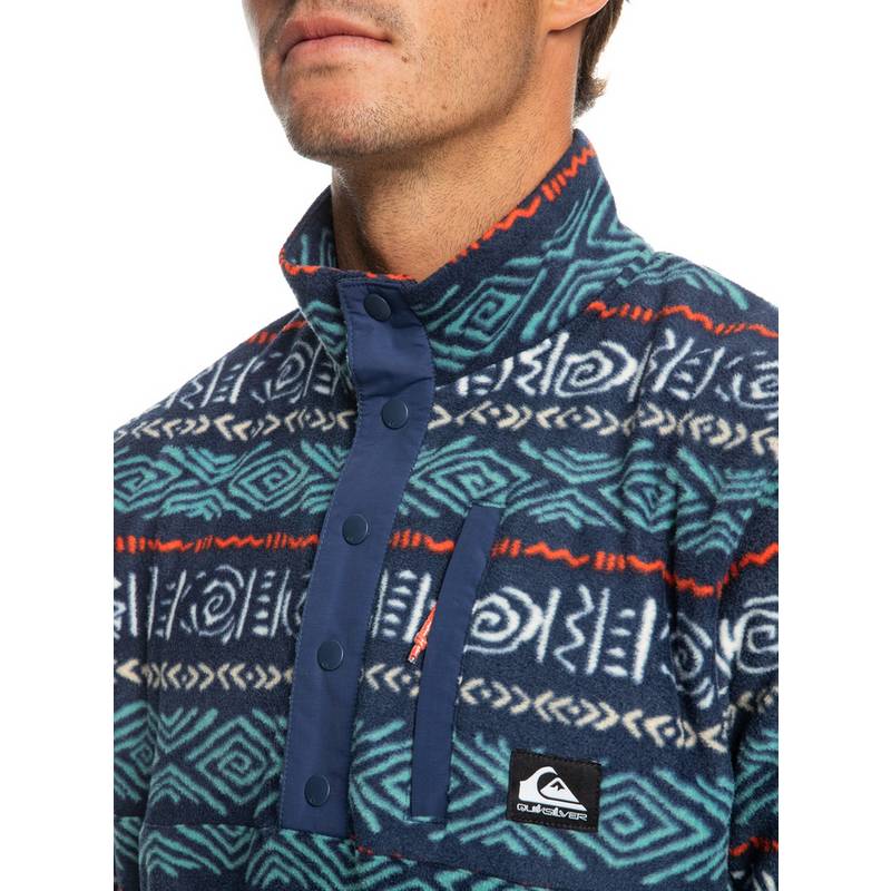 Quiksilver NO DESTINATION 2 HALF SNAP Fleecepullover Herren
