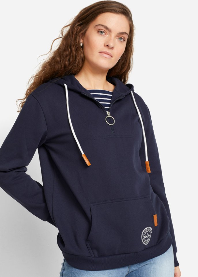 Kapuzensweatshirt, 2 in 1 Optik