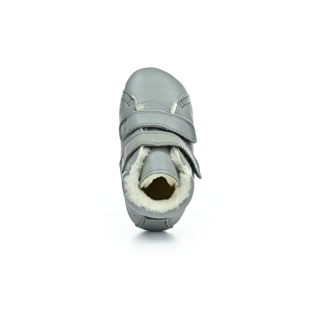 Froddo Light Grey G1130013-8 (Prewalkers Furry) hellgraue Winter-Lauflernschuhe