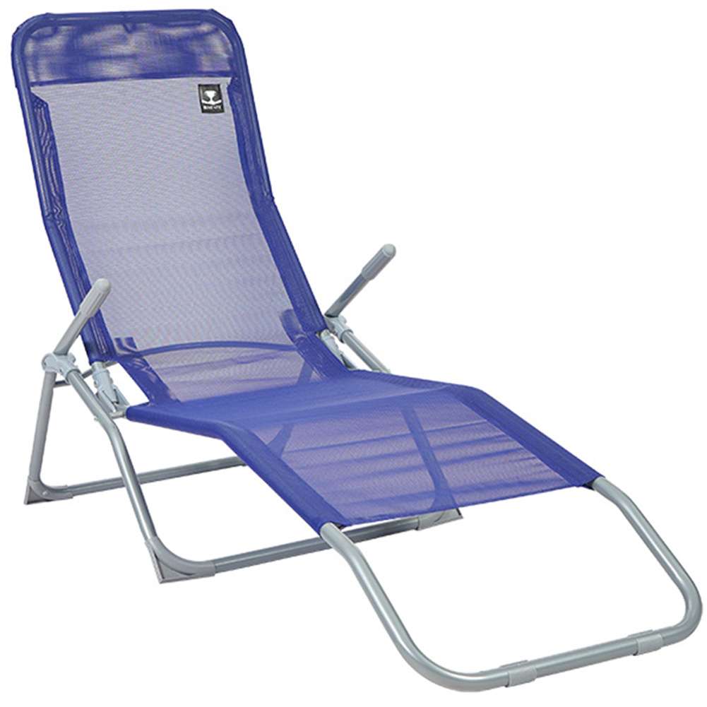 BIXENTE klappbare Gartenliege 157 cm 2er-Set navy