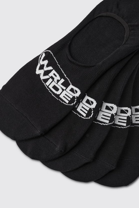 5er-Pack unsichtbare Worldwide-Socken