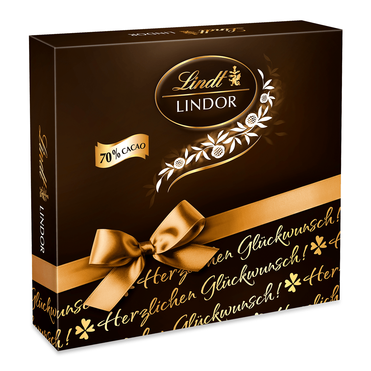 LINDOR Präsent Box Extra Dark 70%, 186g