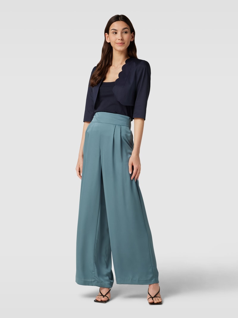 Bolero mit 3/4-Arm in marineblau
