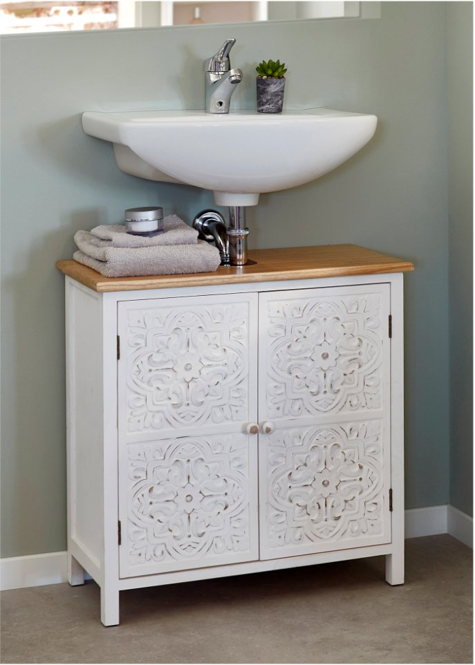 Waschbeckenunterschrank mit Ornament