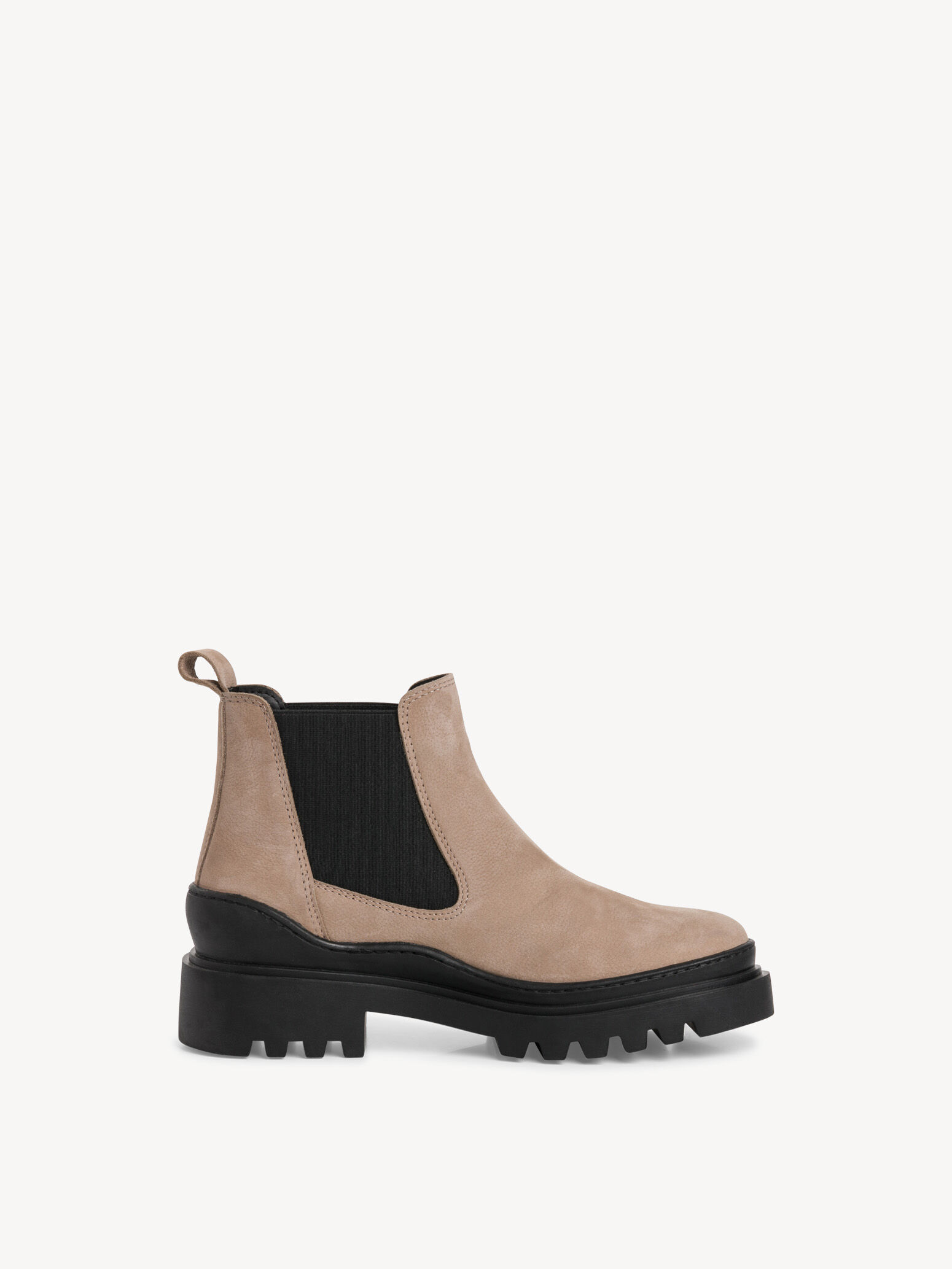 Bottine Chelsea en cuir - marron