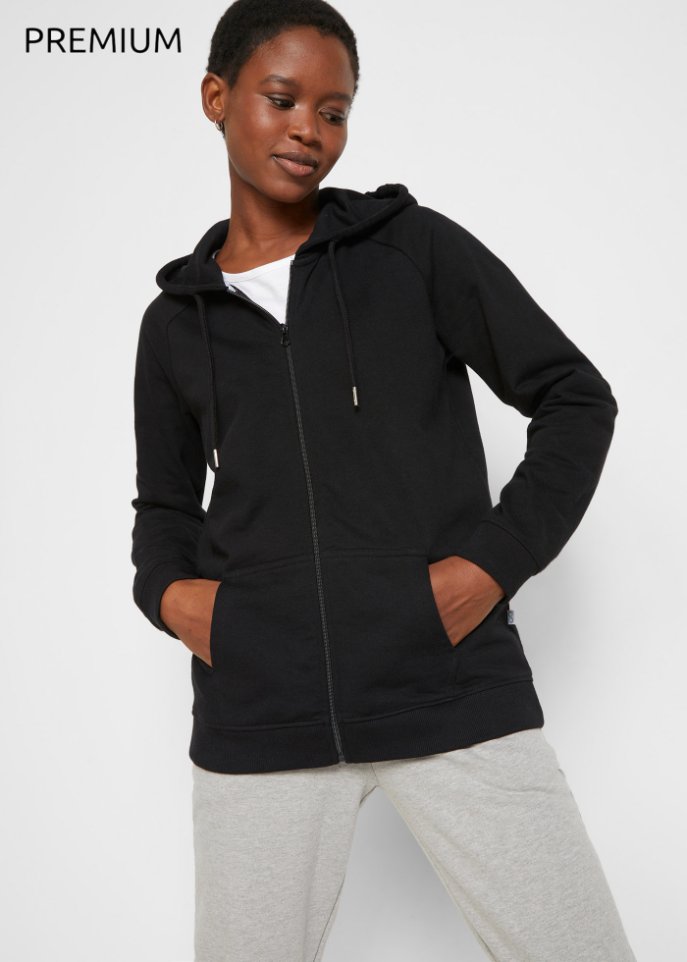 Essential Sweatjacke mit Kapuze