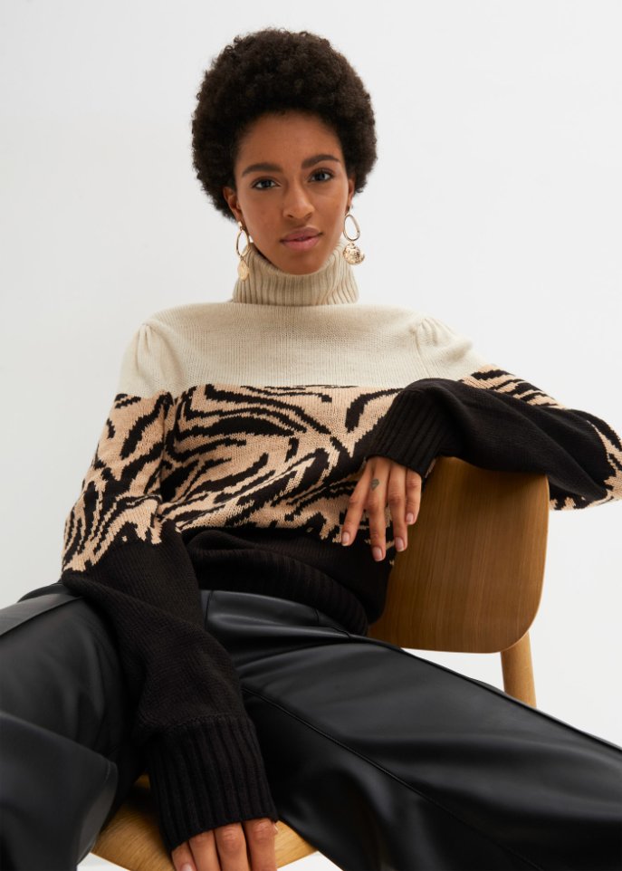 Pullover mit Ballonärmeln
