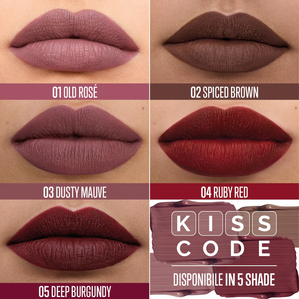 Labbra KISS CODE - Rossetto, Rossetto mat