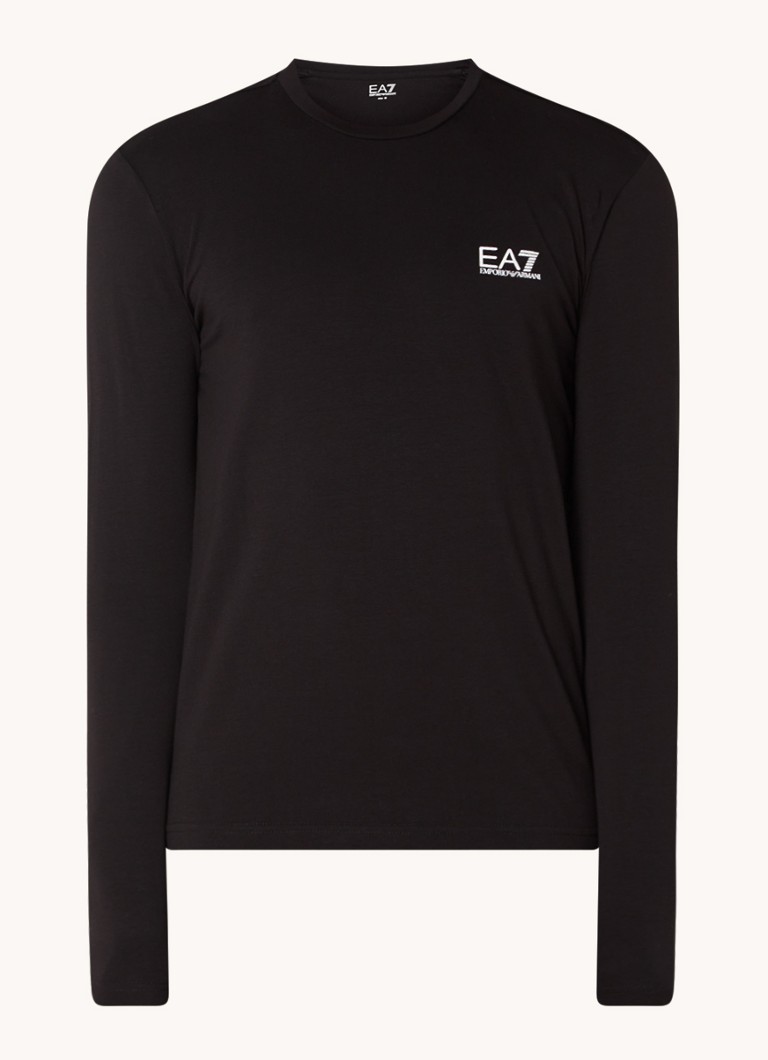 Emporio Armani  Trainings longsleeve met logo- en backprint
