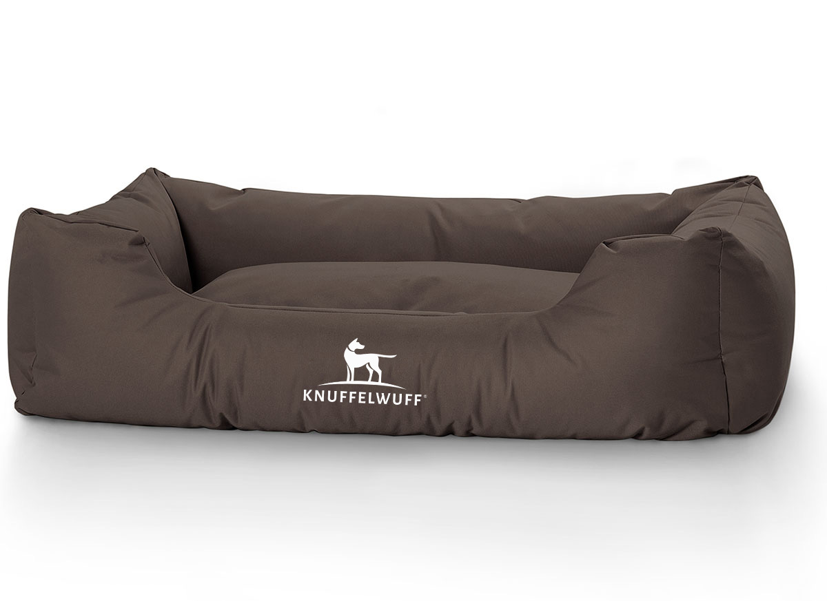 Knuffelwuff Hundebetten Knuffelwuff Hundebett Finlay aus Nylongewebe braun XL