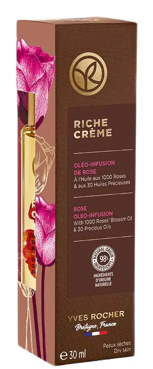 „Yves Rocher Riche Creme“ 100 % augalinės kilmės grožio eliksyras