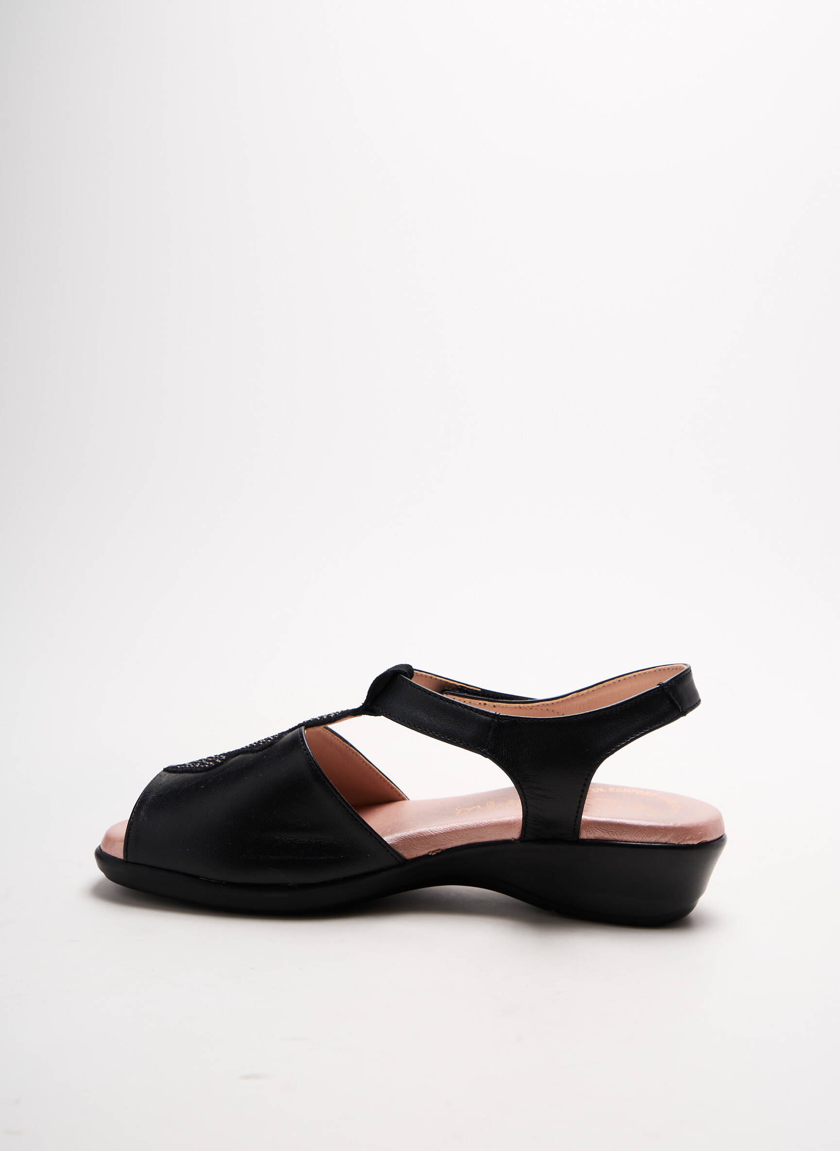 Amelie By Mess Sandales Nu Pieds Femme couleur noir