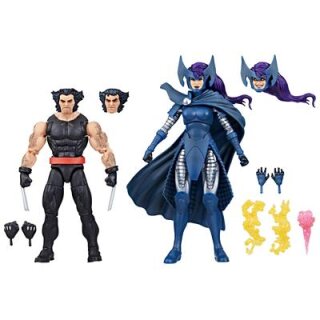 Marvel Legends Series Actionfigur - Wolverine & Psylocke