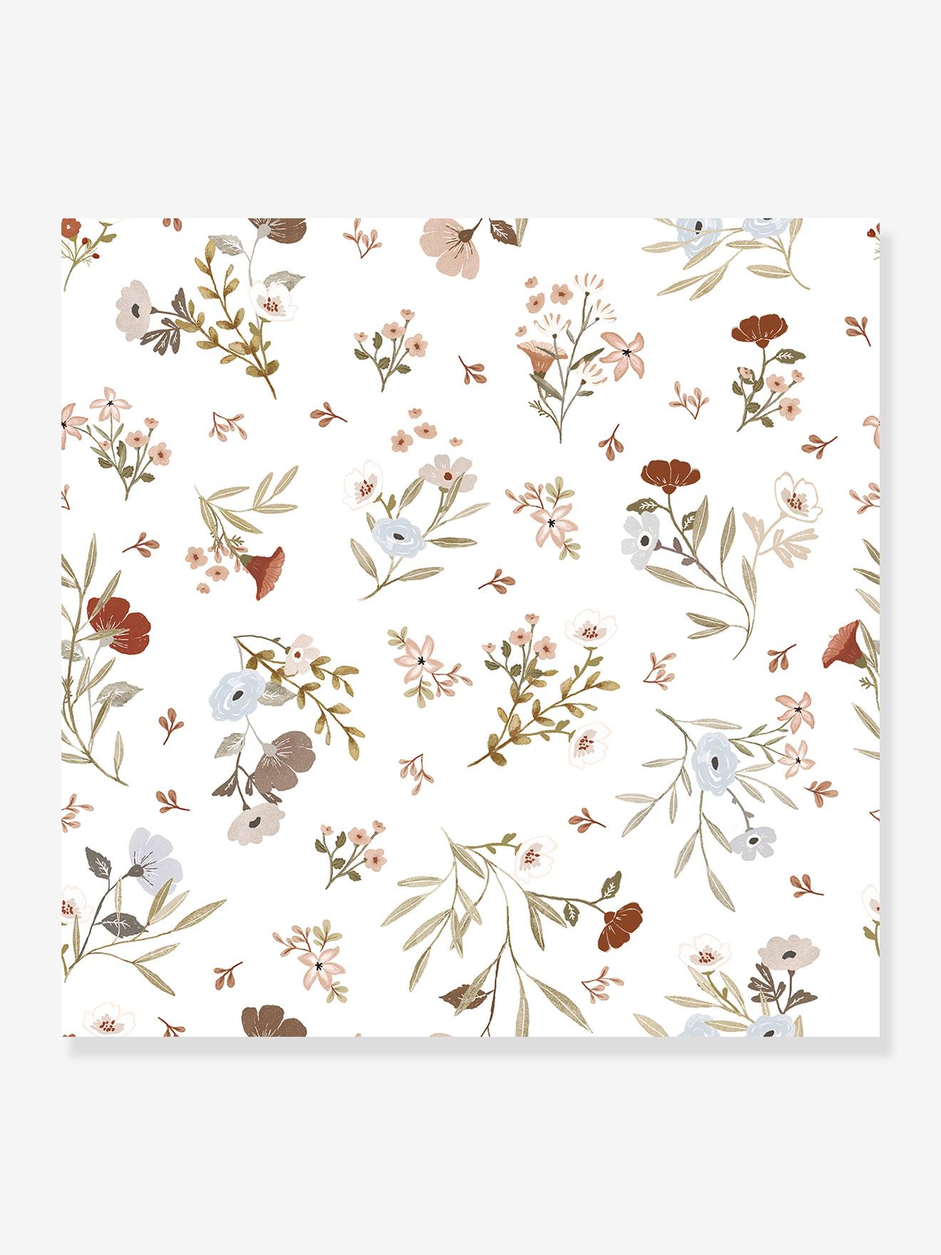 Papier peint Fleuri Vintage Lilydale LILIPINSO olive