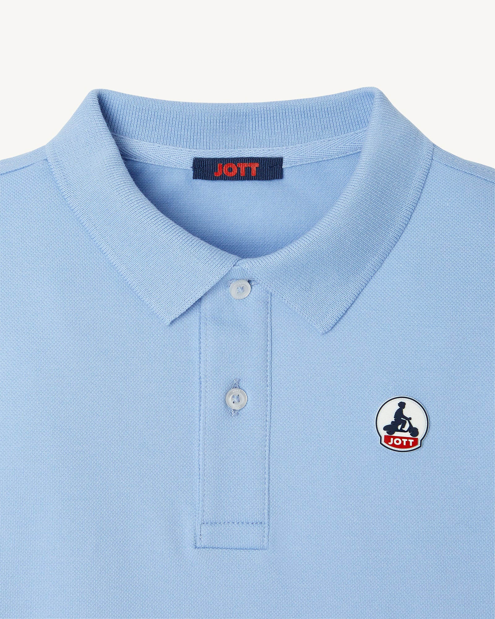 Polo enfant en coton biologique Bleu clair Salvador
