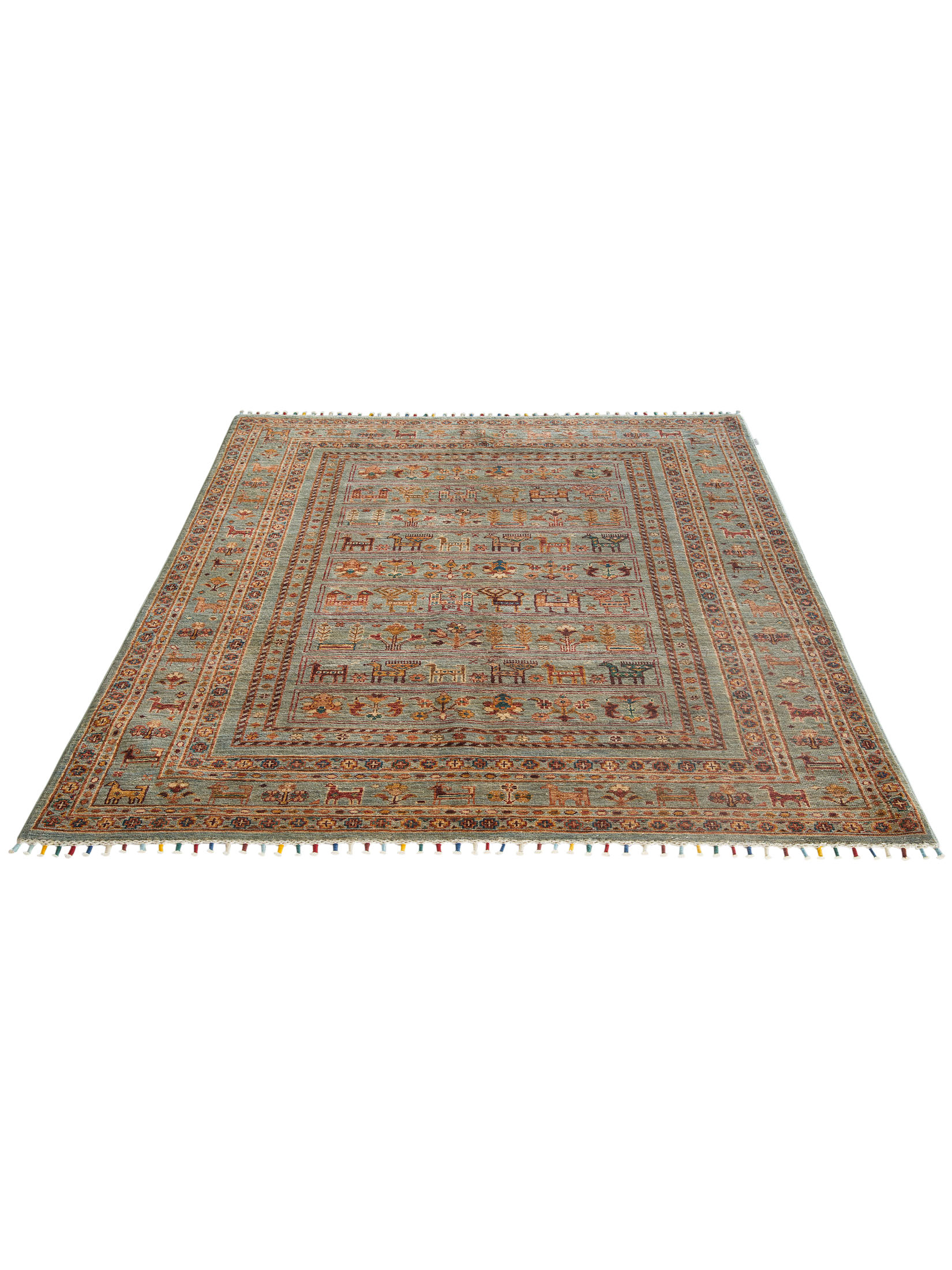 Chobi Schal ca. 152 x 211 cm, Unikat / Einzelstück