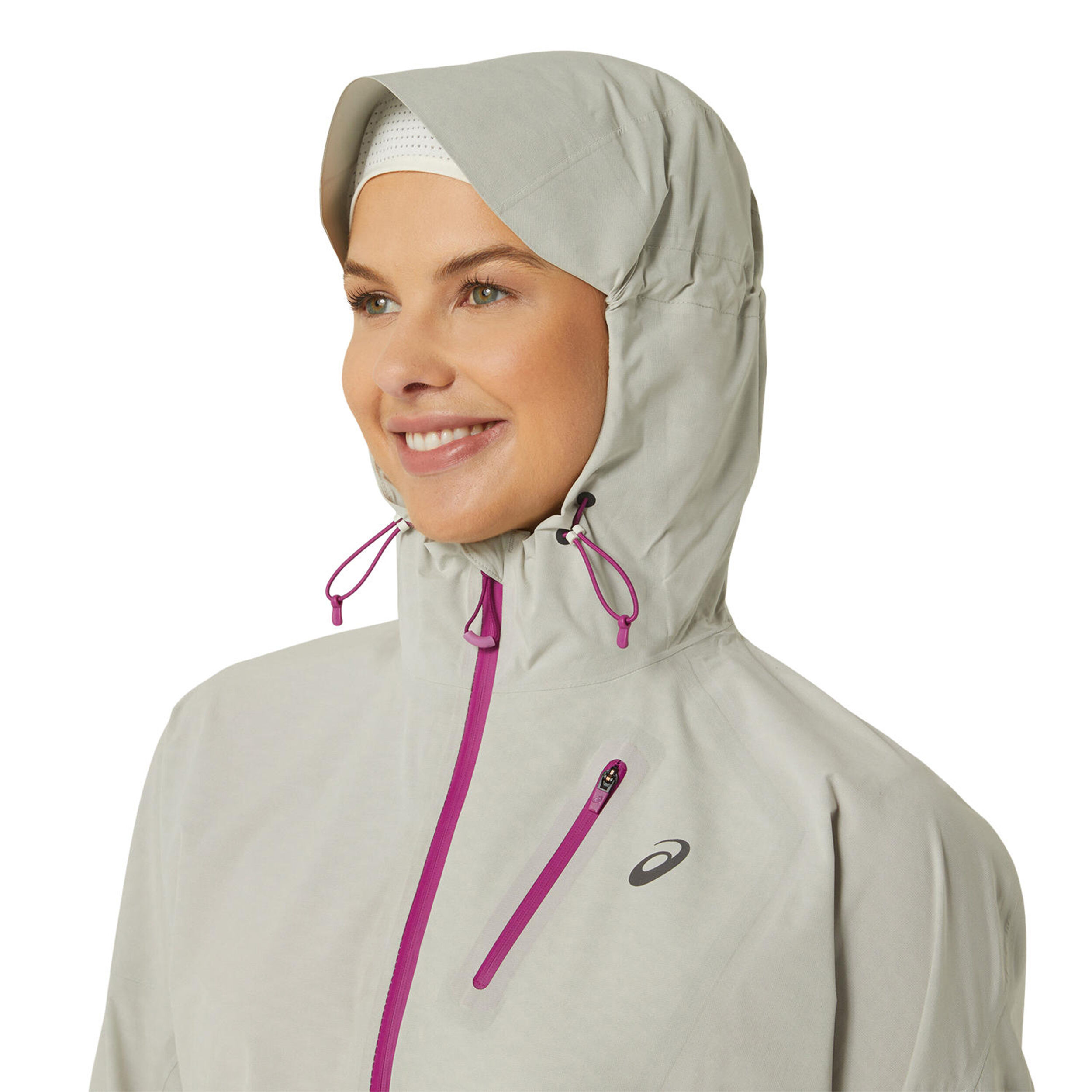 Fujitrail Waterproof Laufjacke Damen - Creme