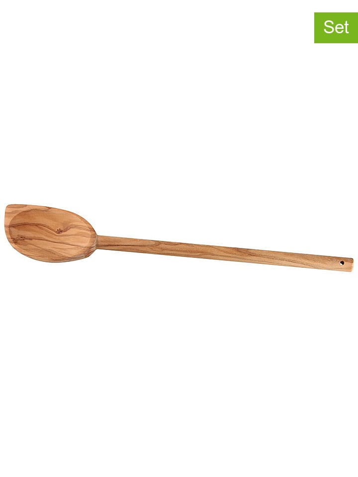 Fackelmann 2er-Set: Kochlöffel in Hellbraun - (L)30 cm günstig kaufen onesize