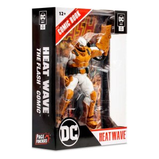 DC Direct Page Punchers Actionfigur & Comic Heatwave (The Flash Comic)