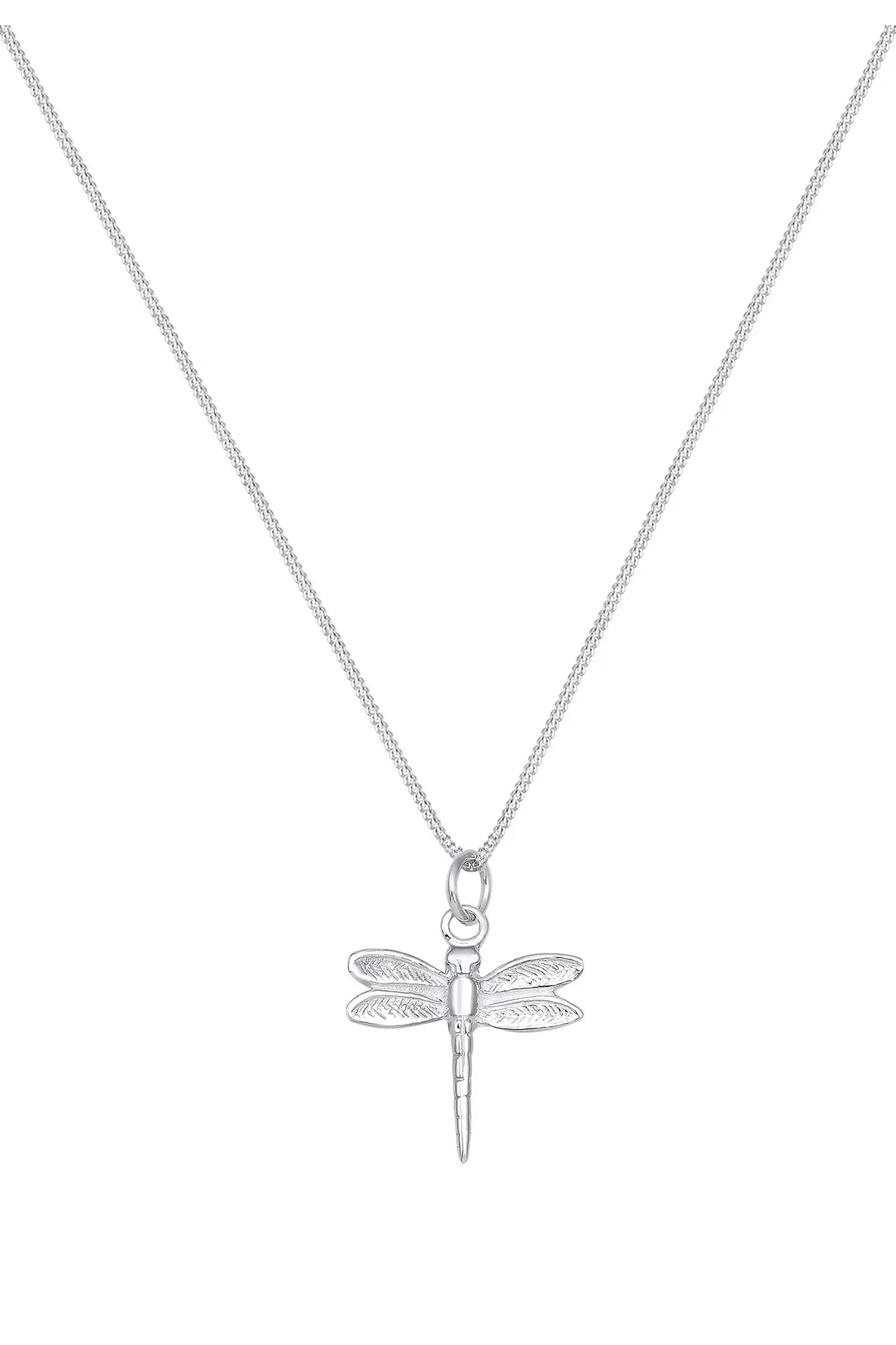 ELLI  Halskette Libelle Panzerkette Tier Trend 925 Sterling Silber