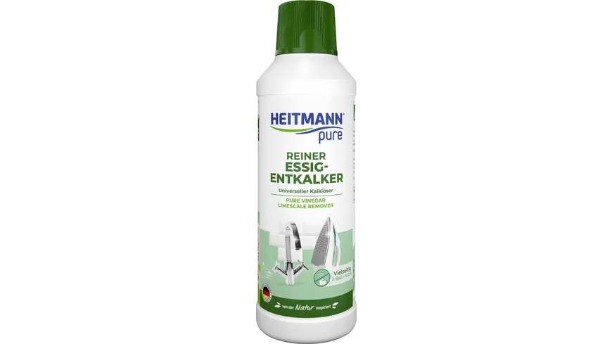Heitmann pure Reiner Essig-Entkalker Universeller Kalklöser 500 ml