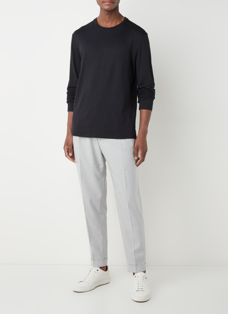 Reiss Armstrong long-sleeved shirt with round neck