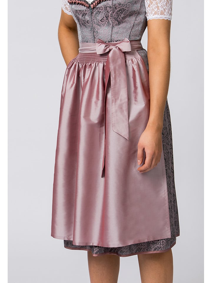 Stockerpoint Dirndl ''Emma'' in Grau/ Rosa günstig kaufen
