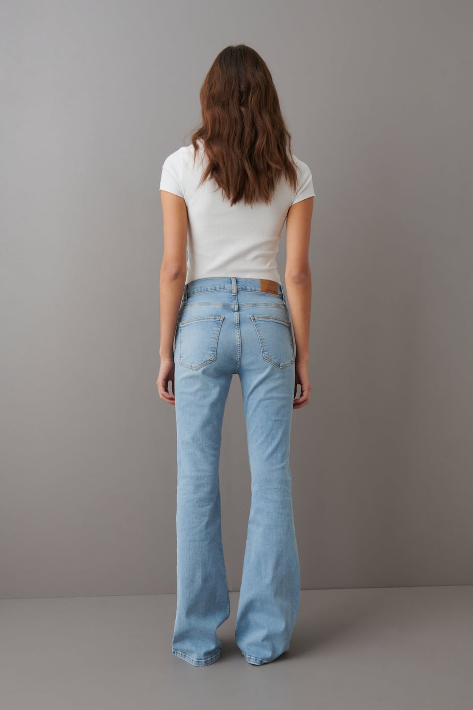 Low waist bootcut jeans