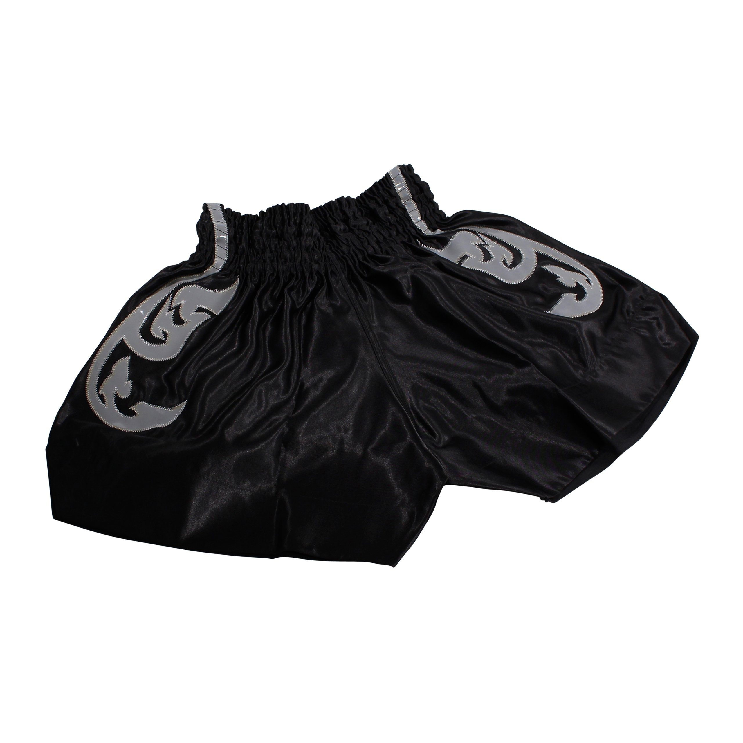 BAY-Sports Sporthose Muay Thai Kick Hose Shorts Thaiboxhose Thaiboxen MMA kurz Kickboxen (Laser Cut Serie, traditionell) Laser Cut Style aufwendig verarbeitet