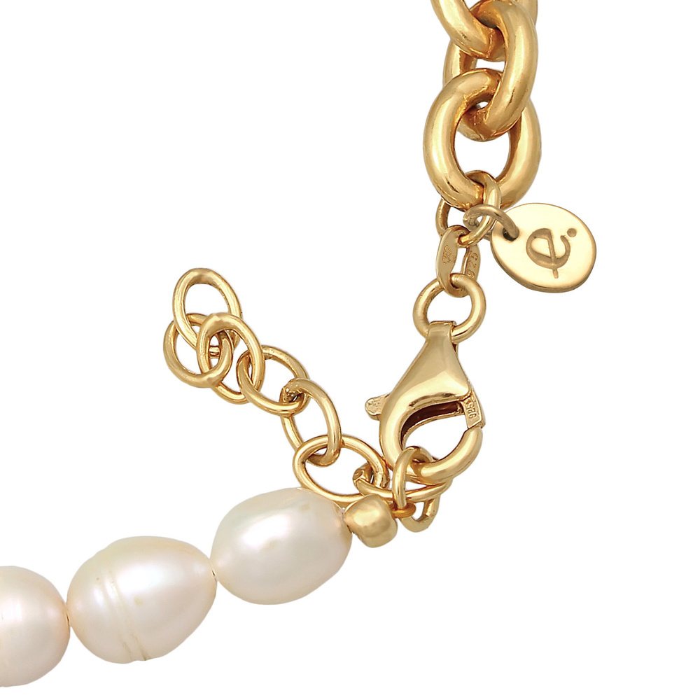 Elli PREMIUM Elli PREMIUM Bracelet de Cheville Femmes Bracelet de Cheville Maillons Baroque av Bijoux