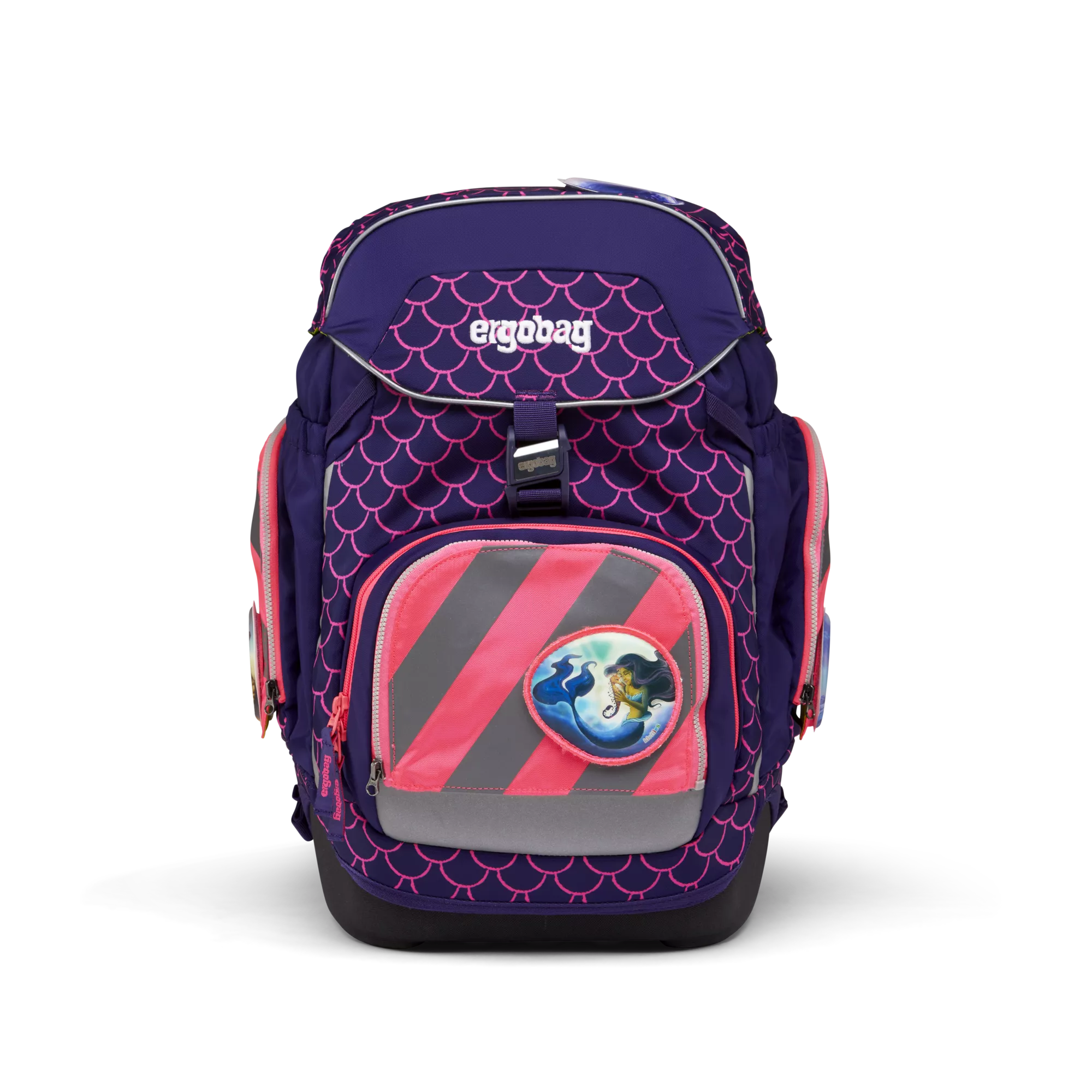 ergobag Zip-Set mit Reflektorstreifen Pink
