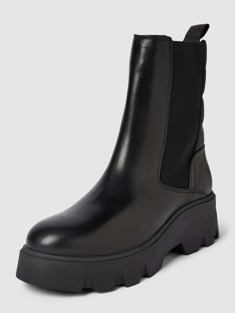 Stiefel aus Leder Modell 'LILIAM' in schwarz
