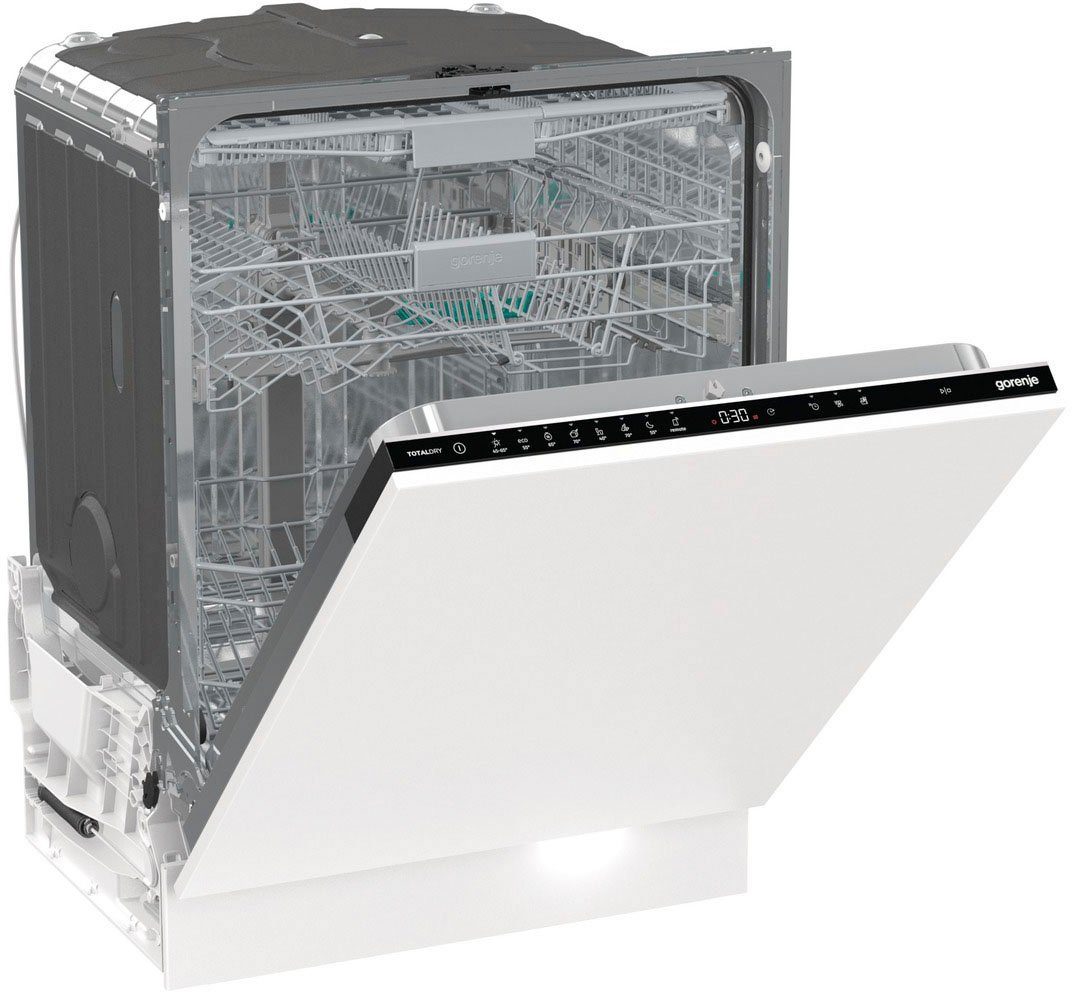 GORENJE vollintegrierbarer Geschirrspüler, GV673C60, 16 Maßgedecke, automatische Türöffnung