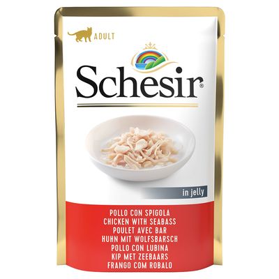Sparpaket Schesir Katze Jelly Pouch 24 x 85 g