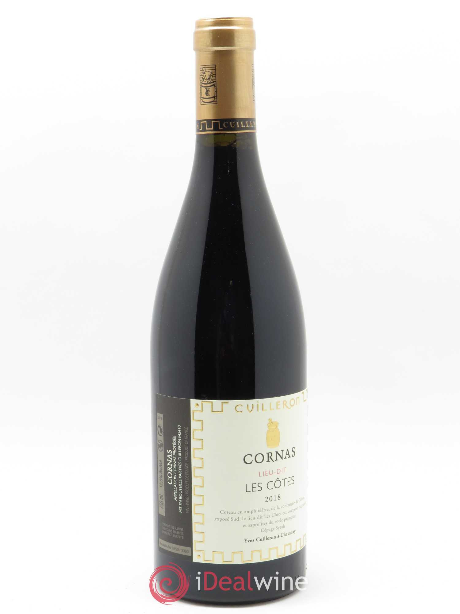 Cornas Les Côtes Yves Cuilleron (Domaine)  2018 - Lot de 1 Bouteille
