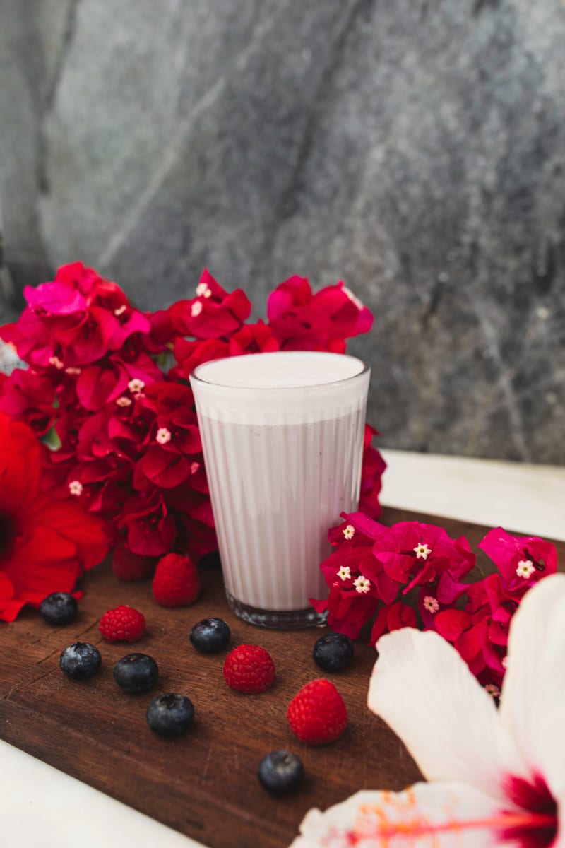 Proteinpulver 46% Very Berry, Blueberry & Raspberry & Strawberry mit Acerola, 30 g