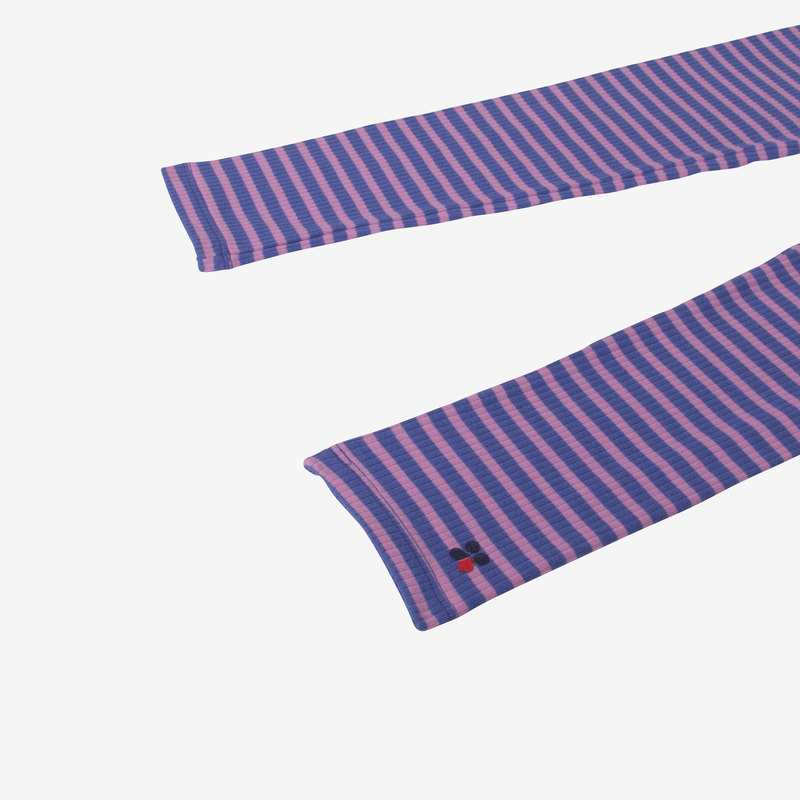 Leggings fille violet rayé Catimini