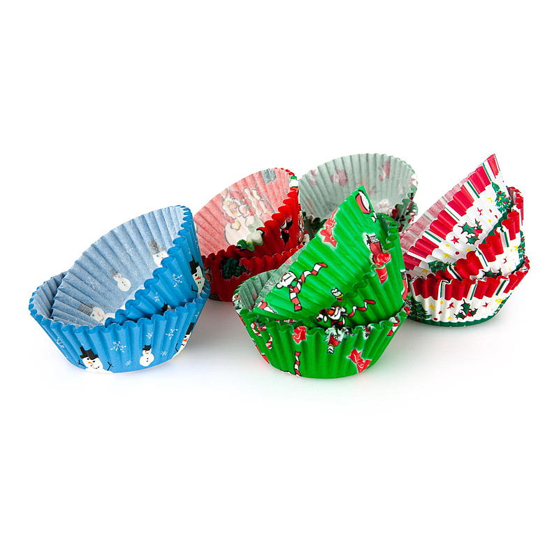 Cuisine Muffinsform 50-pk Med julemotiv