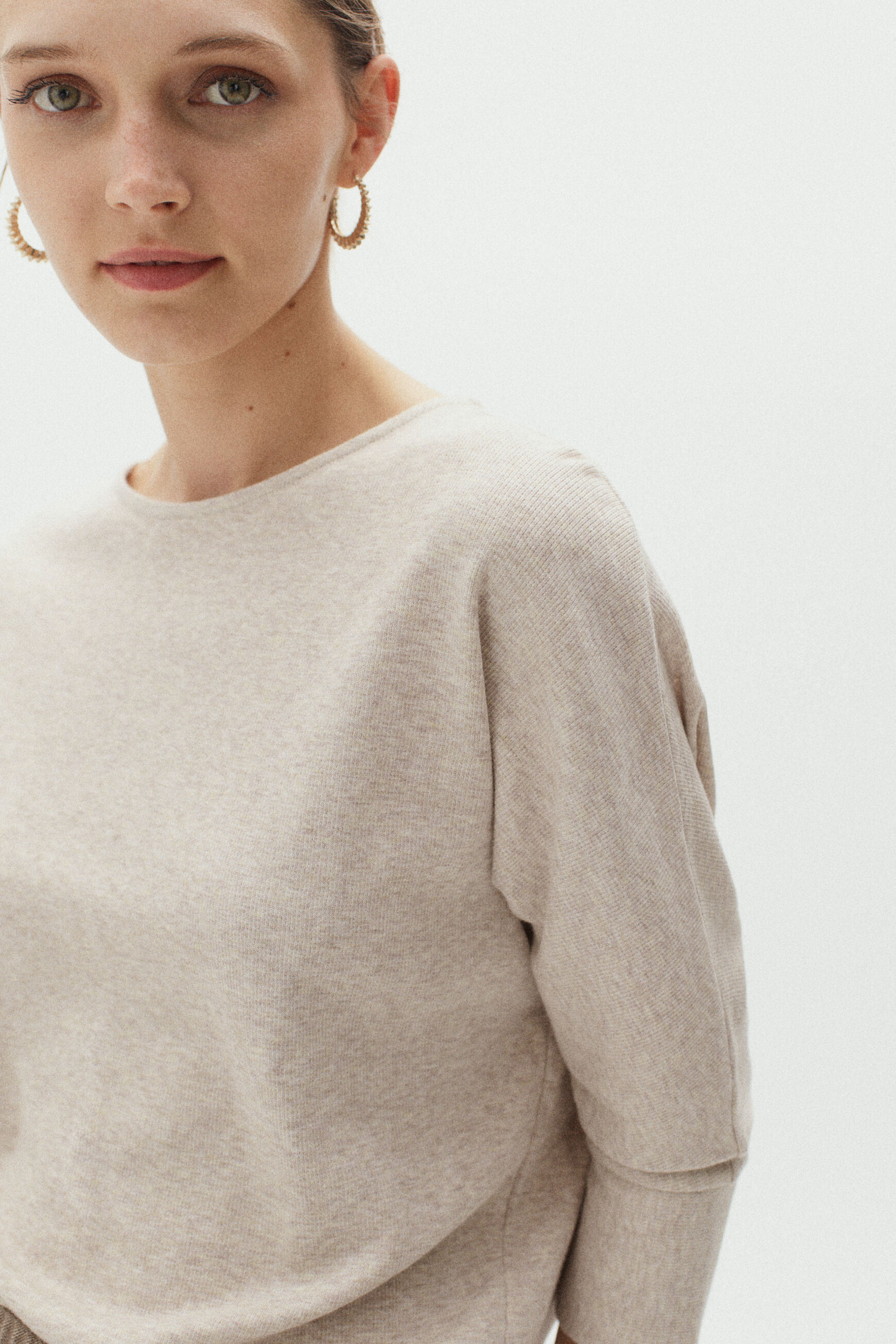 t-shirt frances beige femme