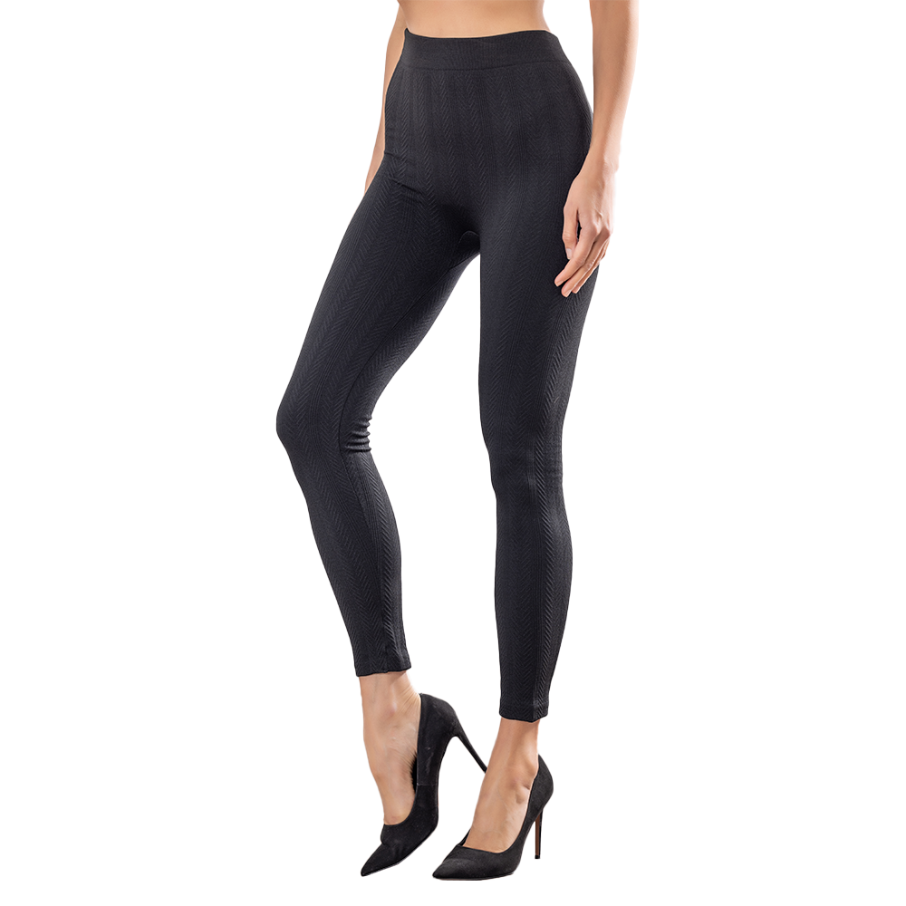 ElleNor Leggings mit Zopfmuster