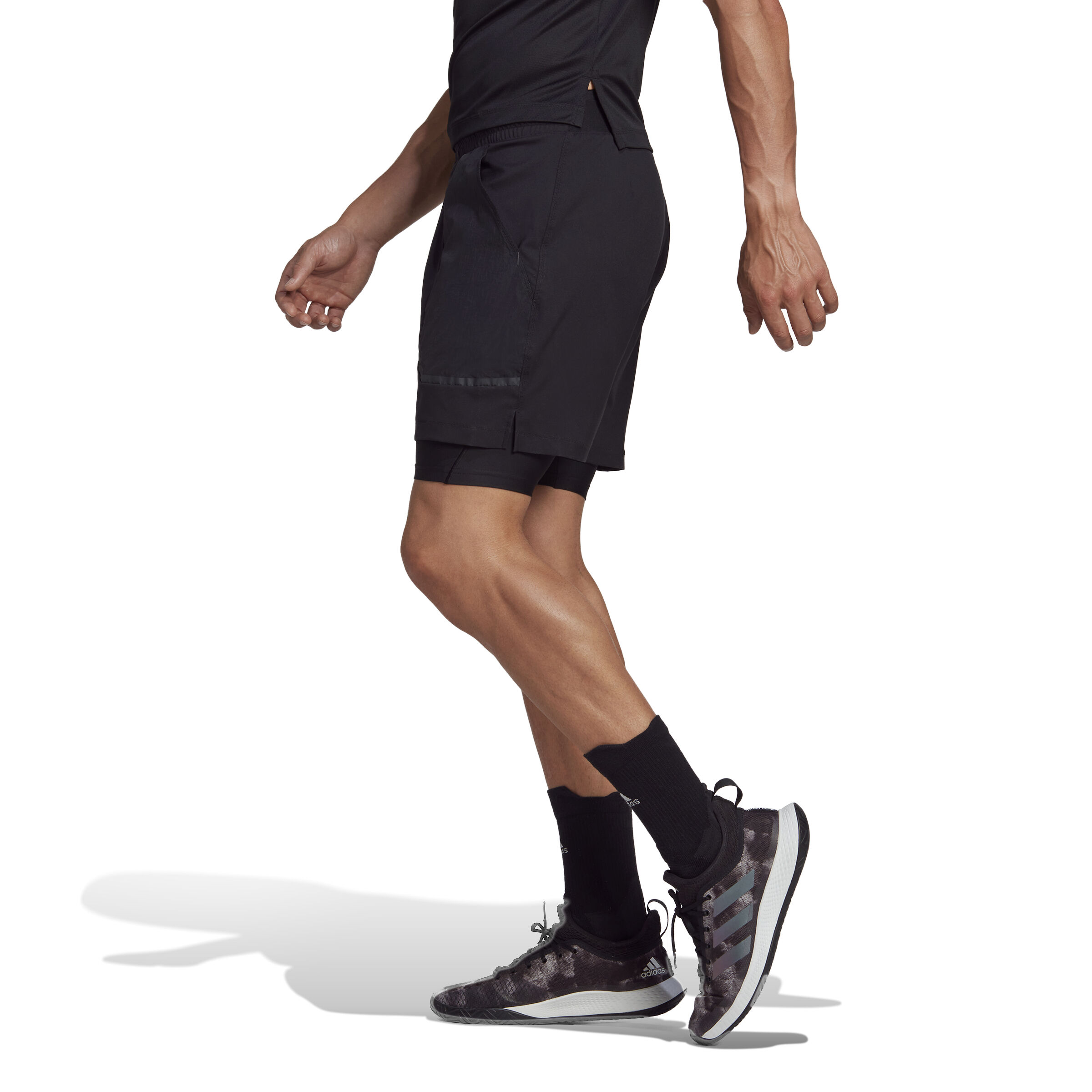 US Series 2in1 Shorts Herren - Schwarz