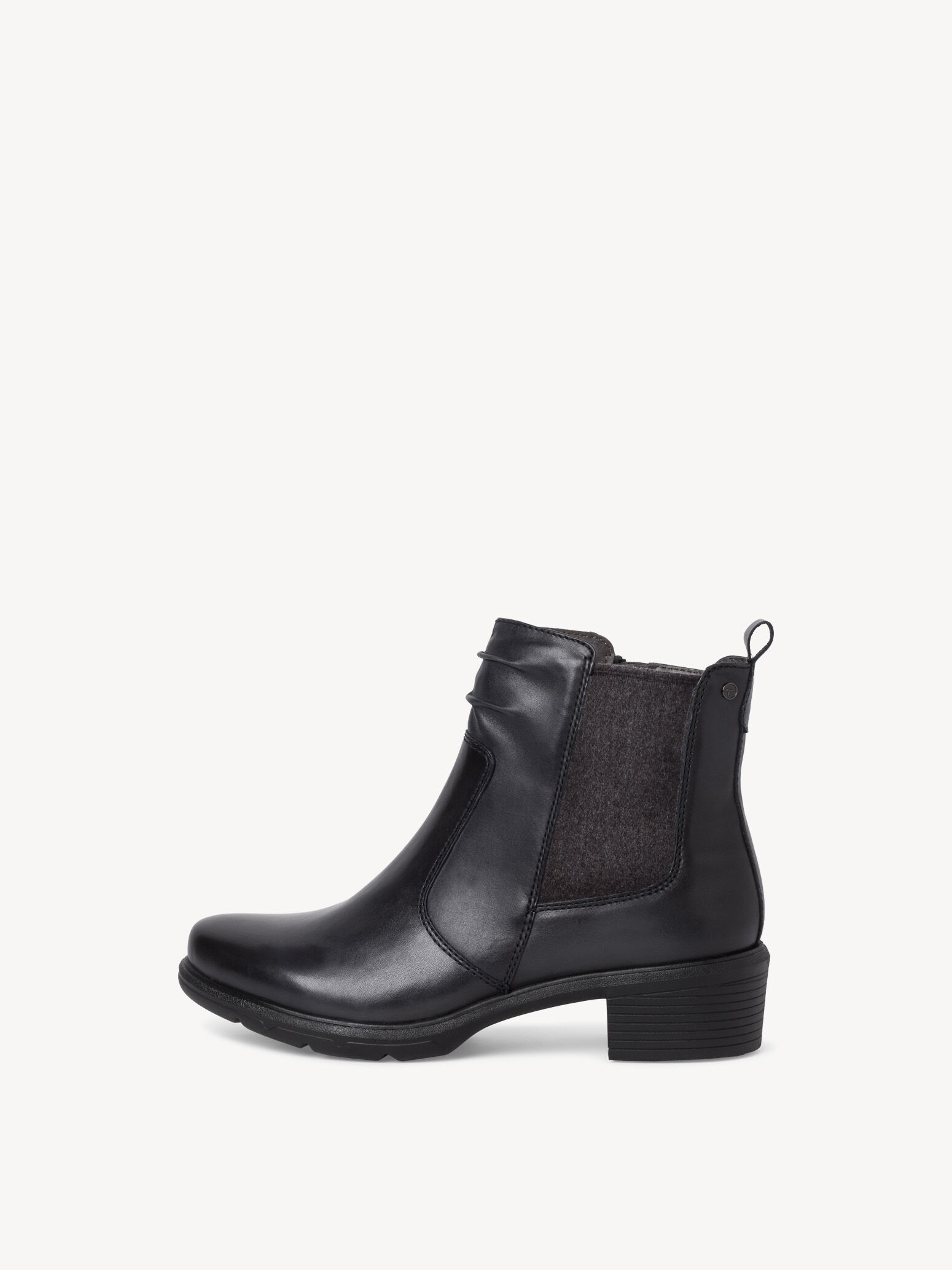 Bottine Chelsea en cuir - bleu