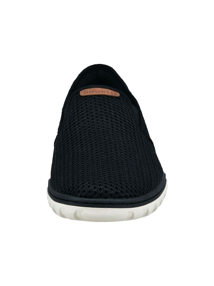 Bugatti Slip on in schwarz günstig kaufen
