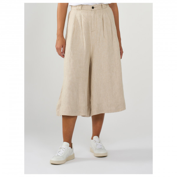 KnowledgeCotton Apparel - Women's Natural Linen Baggy Shorts - Shorts