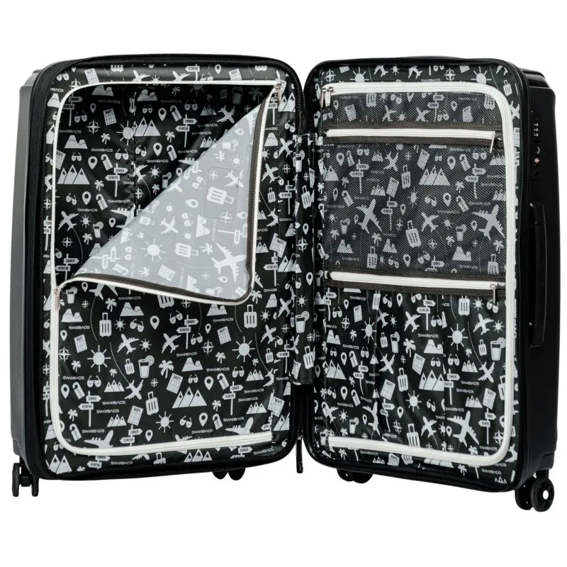 Swiss Bags Cross Trolley M (67 cm) Erweiterbar - Black